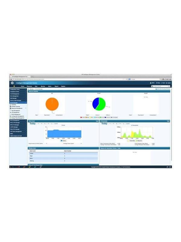 HP Intelligent Management Center Draadloos Service Manager