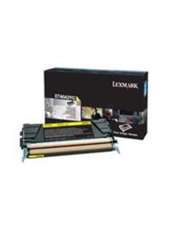 Lexmark X746A3YG Geel - Lasertoner Geel