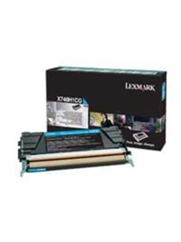 Lexmark X748H3CG - Lasertoner Cyaan