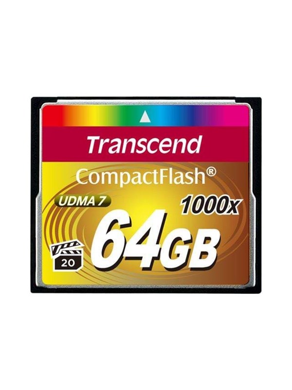 Transcend Compact Flash 1000x - 64GB