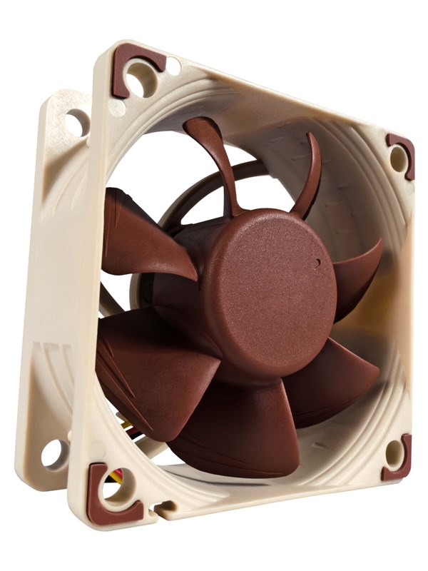Noctua NF-A6x25 FLX - Case ventilator - 60mm - Brown - 19 dBA