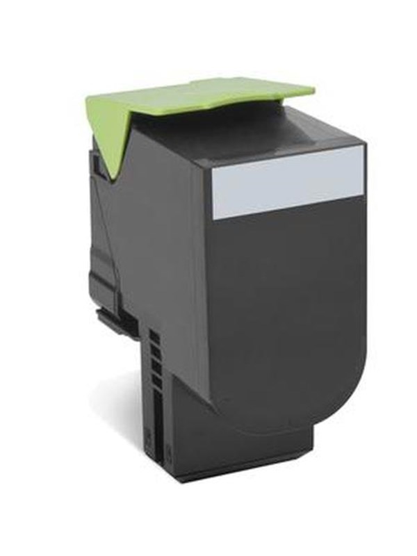 Lexmark 80C2SKE Zwart Toner - Lasertoner Zwart