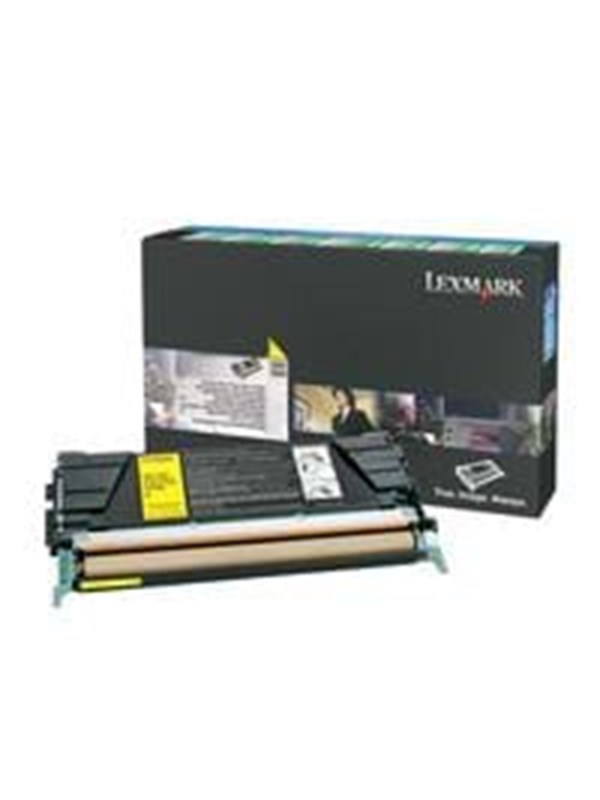 Lexmark Yellow toner cartridge - Lasertoner Geel