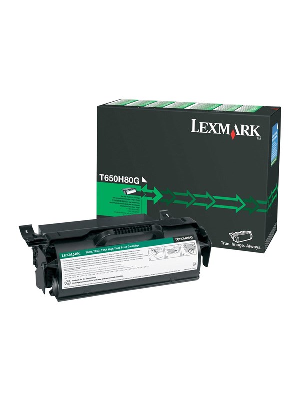 Lexmark T650H80G / High Capacity Black Toner - Lasertoner Zwart