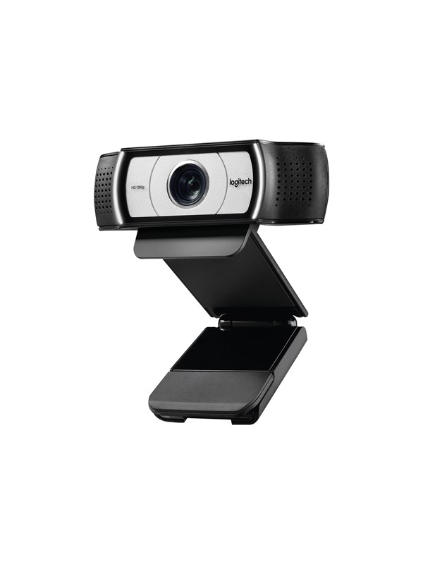 Logitech C930e Business-webcam, Full HD 1080p, 90° Gezichtsveld, 4-voudige Zoom, Autofocus, RightLight 2-technologie, Afdekking, Voor Skype Business,