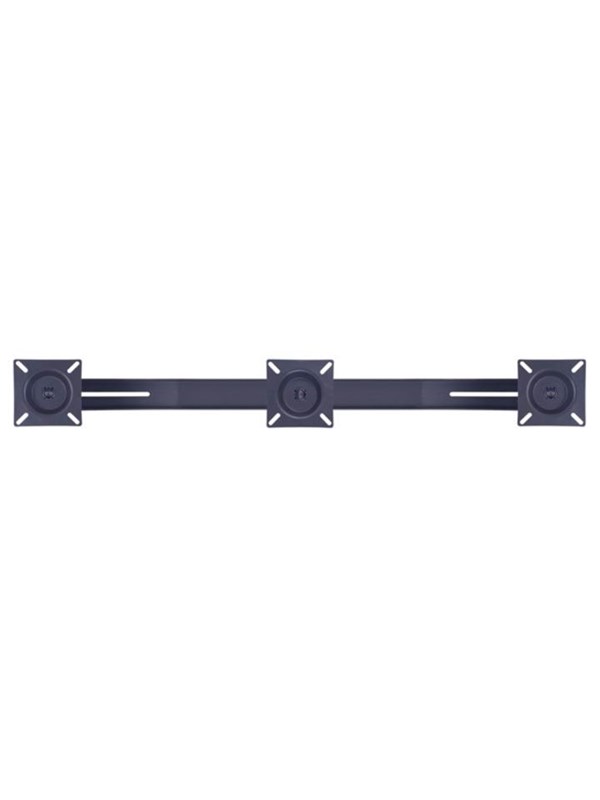 Multibrackets M Public Display Stand Triple Screen Mount 10"-24" Black - Max - recommended for