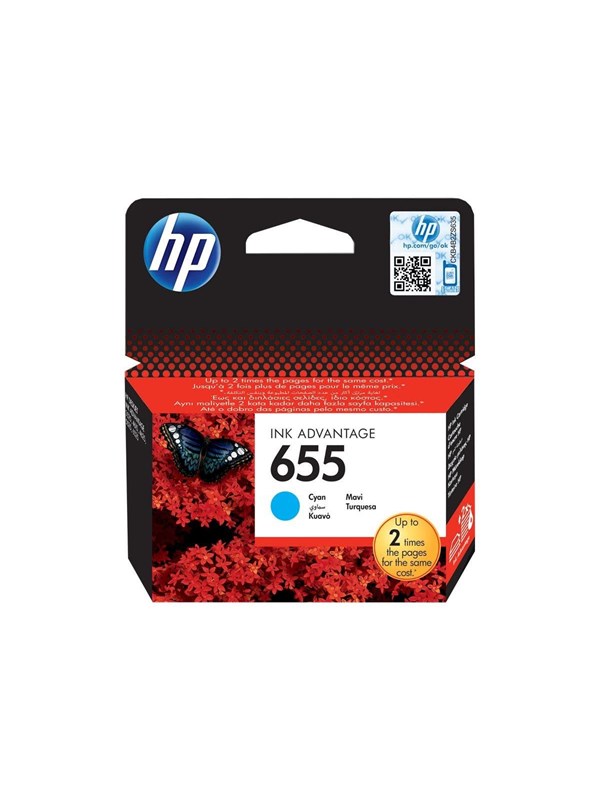 HP 655 (CZ110AE) inktcartridge cyaan (origineel)