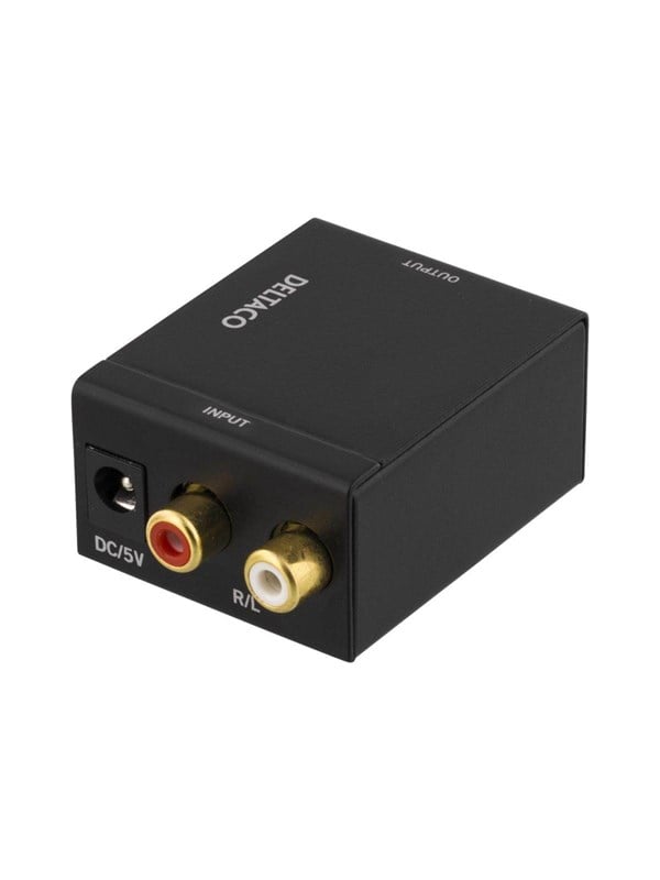 Deltaco Soundconverter analog Aan digital
