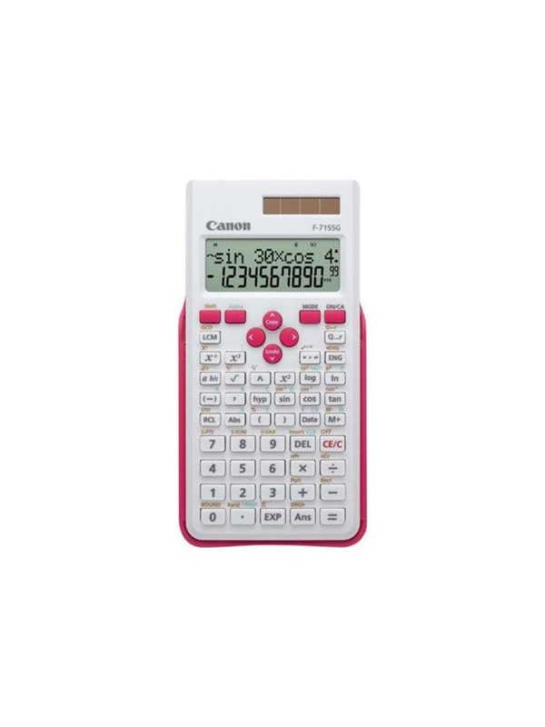 Canon F-715SG Scientific Calculator - White & Magenta