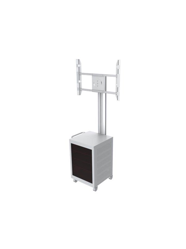 Multibrackets M Public Display Stand 180 Single MediaBox4 Silver - Max 40 kg - recommended for 55"