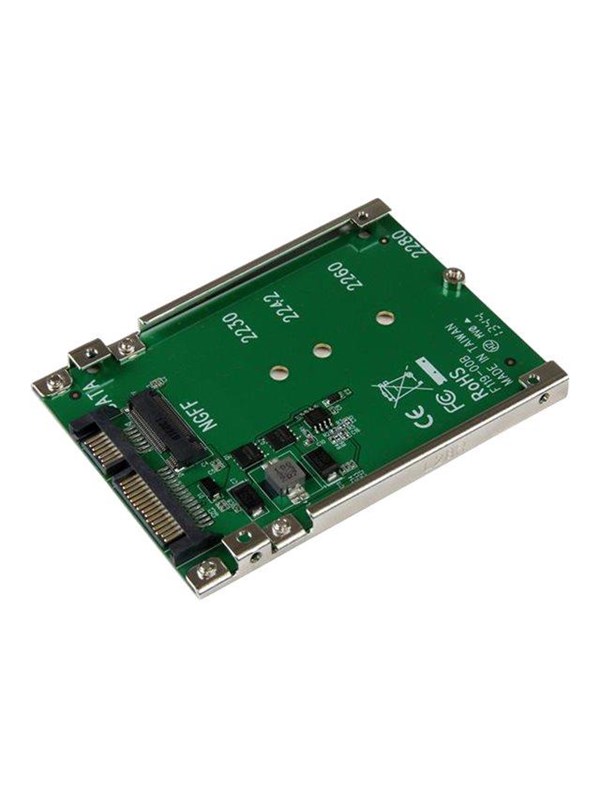 StarTech.com M.2 NGFF SSD Aan 2.5in SATA AV / multimedia paneel Converter
