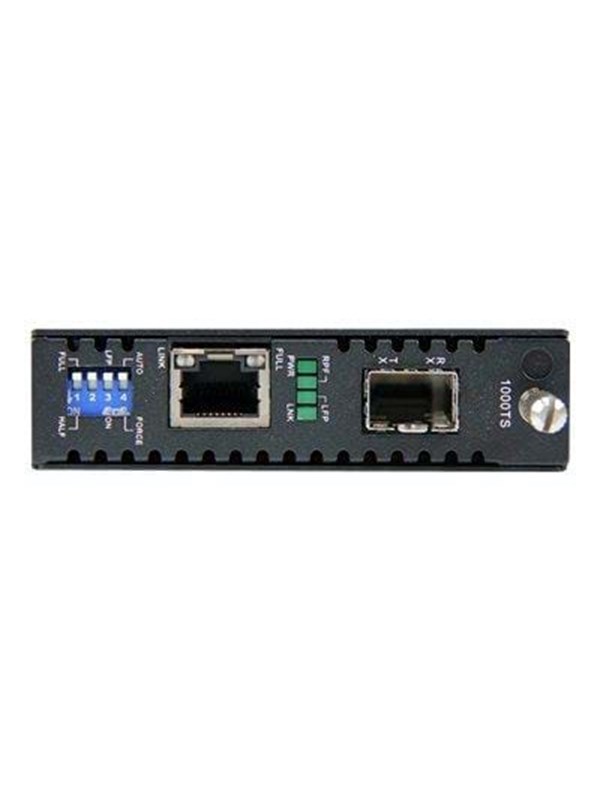 StarTech.com Gigabit Ethernet Fiber Media Converter met Open SFP-slot