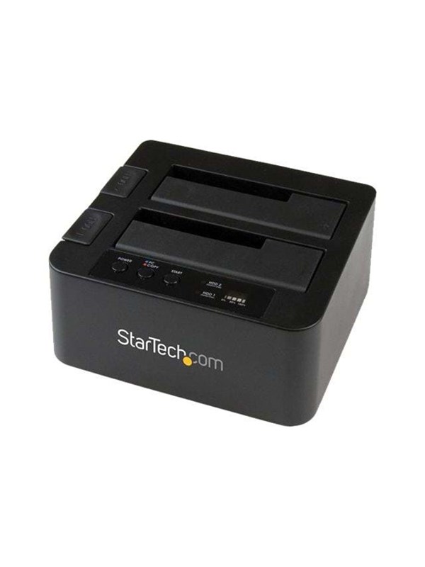 StarTech eSATA Harde-schijfduplicatordock – USB 3.0 HDD-kloner - SATA III 6 Gbp/s - Zwart
