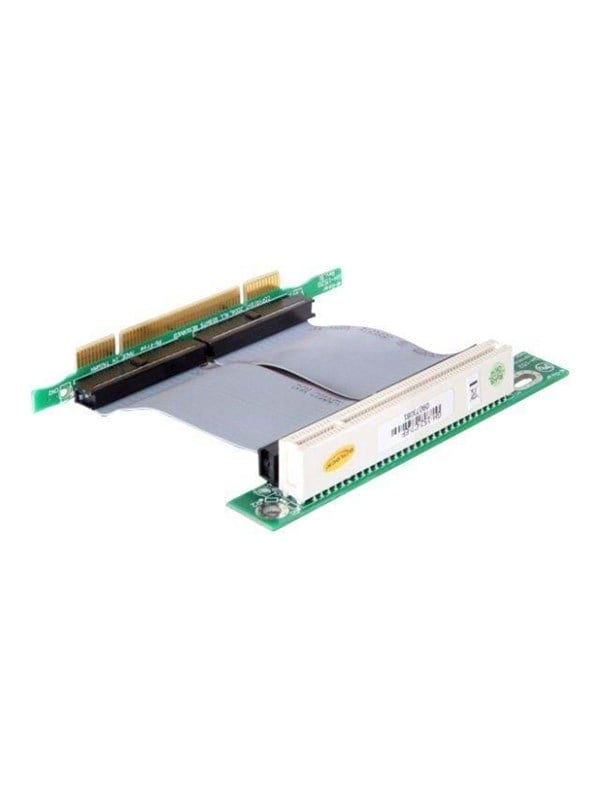 DeLOCK Riserkaart PCI 32 Bit met flexibele kabel links invoegen
