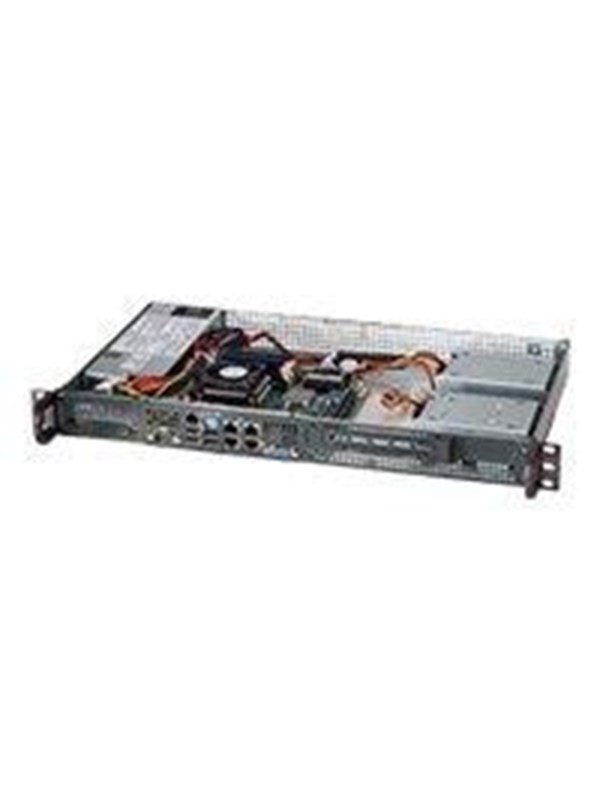 Supermicro SC505 203B - Case - Server (Rack) - Zwart
