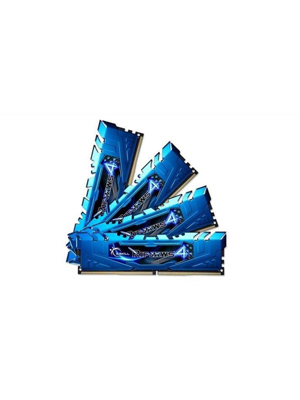G.Skill Ripjaws 4 DDR4-2133 - 16GB - CL15 - Quad Channel (4 pcs) - Intel XMP - Blauw