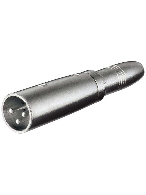 OKS Adapter XLR mannelijk - 6,35mm Jack mono vrouwelijk