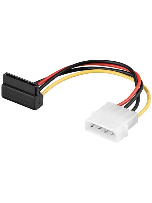 Pro SATA-voeding Cable - 90° - 0.13m