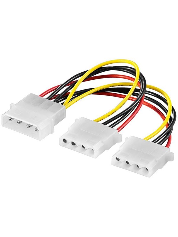 Pro Molex Power Y-Cable - 2 x 5.25"