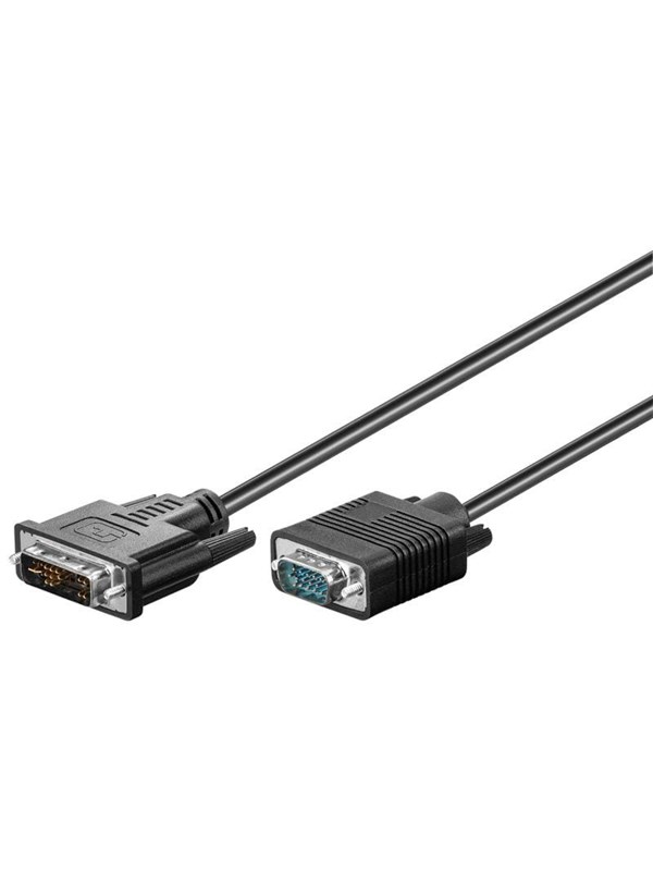 DVI-A naar VGA kabel / zwart - 3 meter