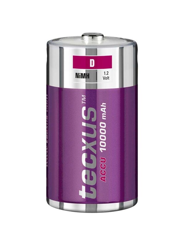 tecxus Accu - D Batteri - Recharge