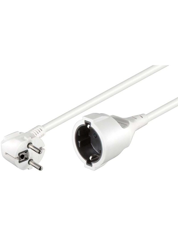 Pro Power cable C13 Ext. - Wit - 5m