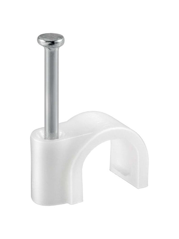 Pro Cable Clip - White - 6mm