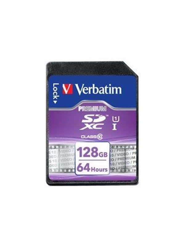 Verbatim SDXC kaart 128GB
