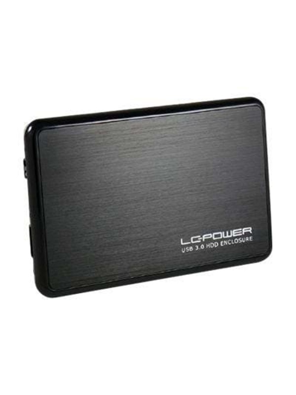 LC-POWER® LC-25BUB3 | Behuizing voor opslagstations | 2.5'' | Aluminium | Zwart