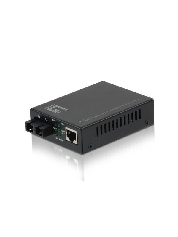 LevelOne GVT-2001 RJ45 to SC Gigabit Media Converter Multi-Mode Fiber 850nm 550m