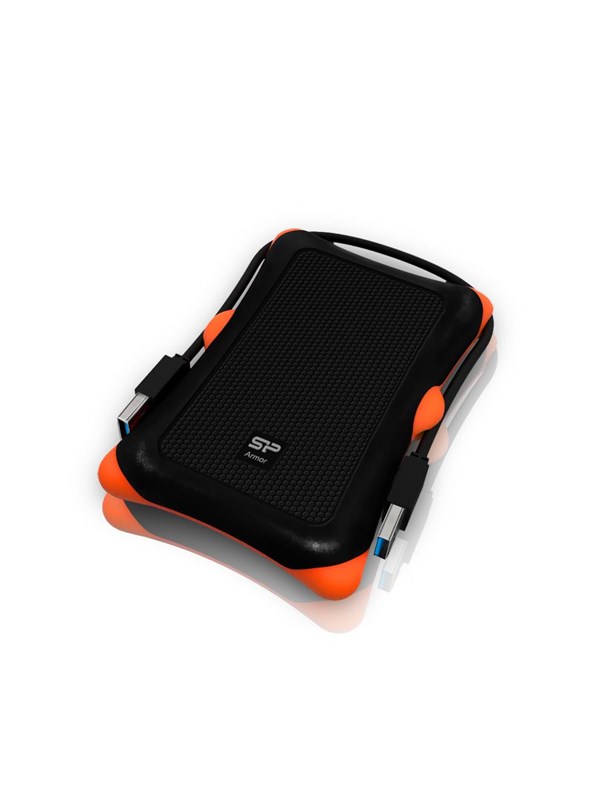 Silicon Power Armor A30 Black - 2TB - External Hard drive - Orange