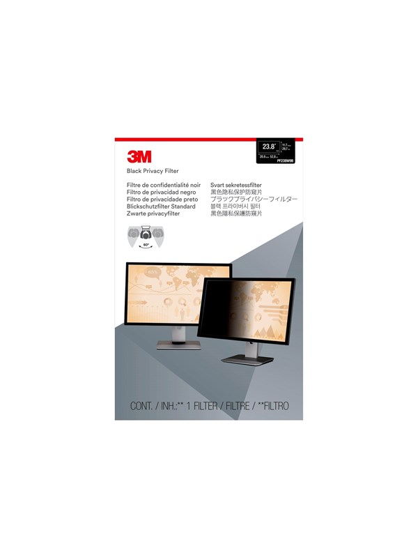 3M Privacyfilter voor 23.8inch monitor, 16:9 - PF238W9B