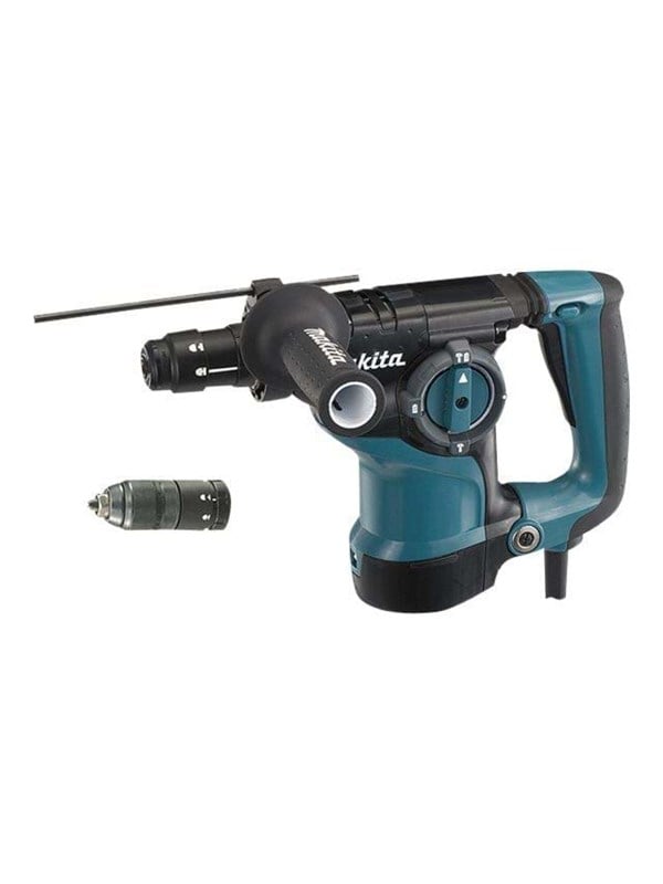 Makita HR2811FT SDS-Plus-Combihamer, Boorhamer 800 W Incl. koffer, Zonder accu, Zonder lader