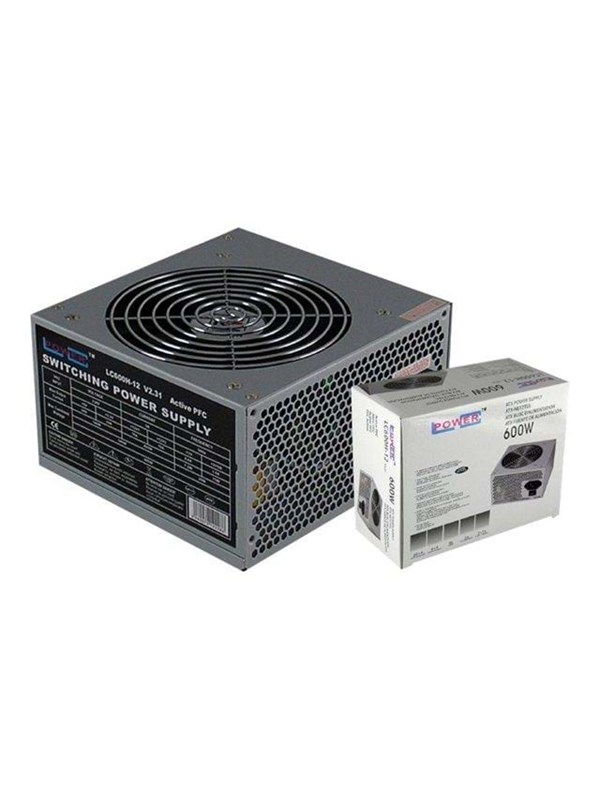 LC Power Office LC600H-12 V2.31 Voeding - 600 Watt - 120 mm - ATX - 80 Plus