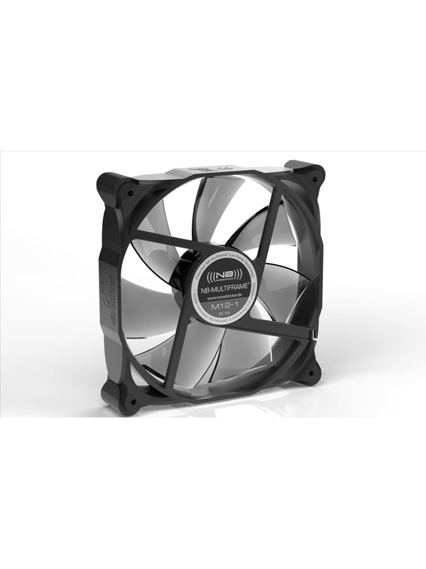 Blacknoise Multiframe M12-PS - Case ventilator - 120mm - Zwart met witte vleugels - 23 dBA