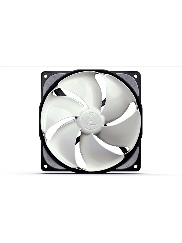 Blacknoise eLoop B12-3 - Case ventilator - 120mm - Zwart met witte vleugels - 27 dBA