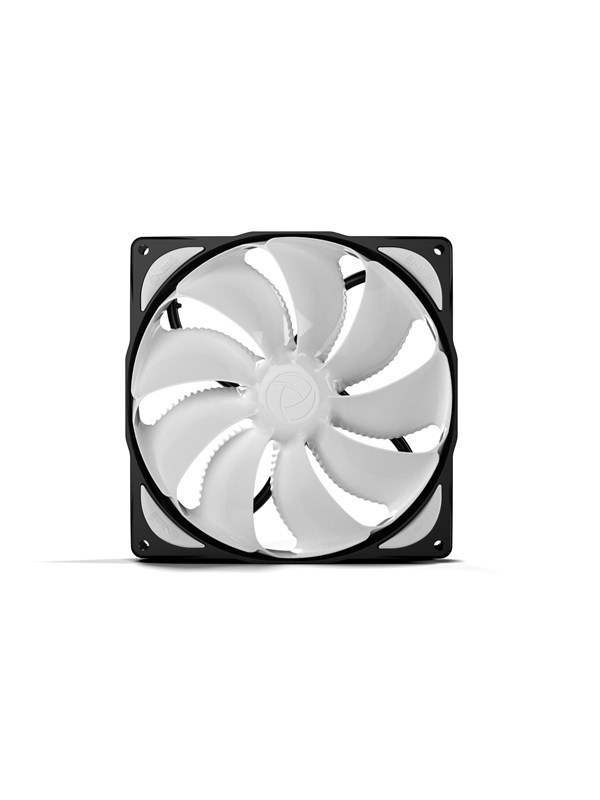 Blacknoise eLoop B14-PS - Case ventilator - 140mm - Zwart met witte vleugels - 24 dBA