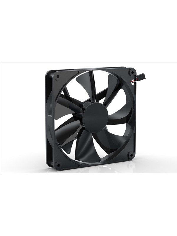 Blacknoise BlackSilent Pro PK-2 - Case ventilator - 140mm - Black - 22 dBA