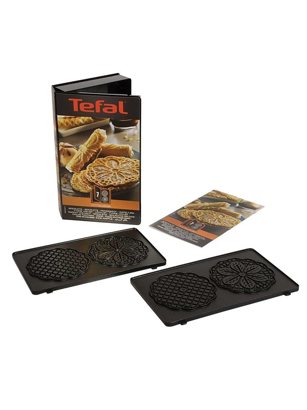 Tefal XA800712 Snack Collection - Bloemvormige wafelplaten