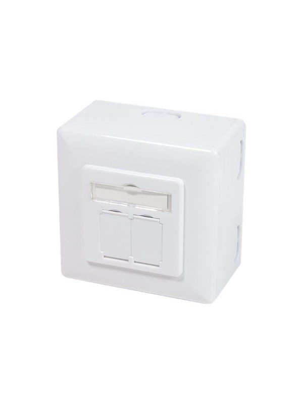 LogiLink NP0039 Cat6 2-Port Network Outlet Box