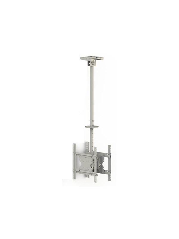 Multibrackets M Public Ceilingmount Medium Back to Back 3000 White - Max 50 kg - recommended for 55"