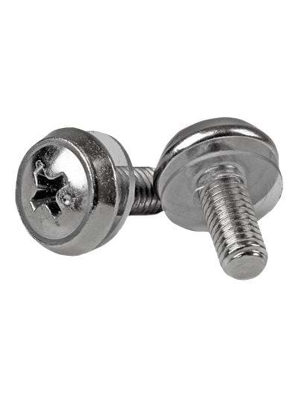 M5 x 12mm - Mounting Screws - 100 Pack - M5 x 12mm - Screws - 100 Pack Black - M5 Mounting Screws for Server Rack & Cabinet