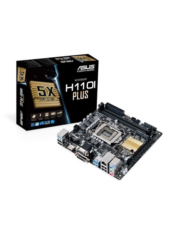 Asus H110I-PLUS Moederbord - Intel H110 Express - Intel LGA1151 - DDR4 RAM - Mini-ITX