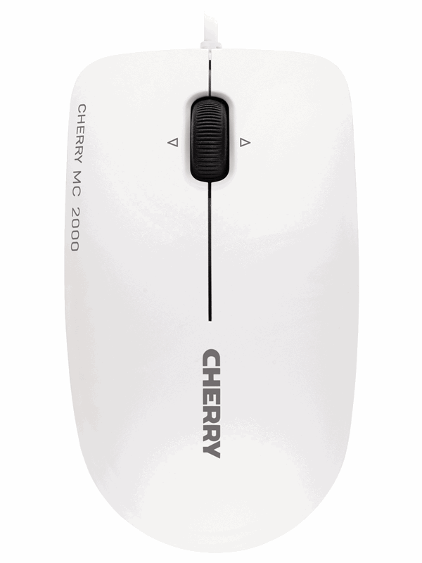 Cherry MC 2000 - Muis - Optisch - 3 knoppen - Wit