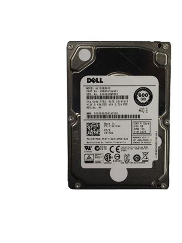 Dell - harddisk - 600GB - Harde schijf - 5TFDD - Serial Attached SCSI - 2.5"