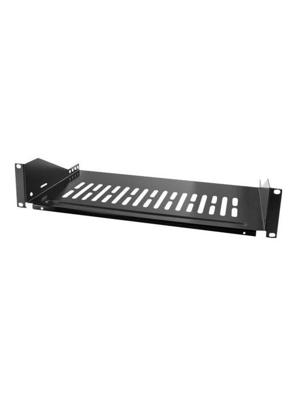 LogiLink SF2C45B 19" 40 cm 2U Rack Shelf Zwart