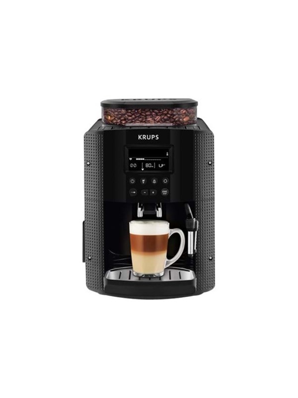 Krups Essential EA8150 - Volautomatische Espressomachine - Thermoblock-systeem - Personaliseren en Favorieten Opslaan - Zwart - Koffiemachine met bonen