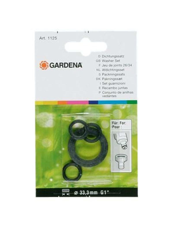 GARDENA ringenset rubber 3/4" 4-delig