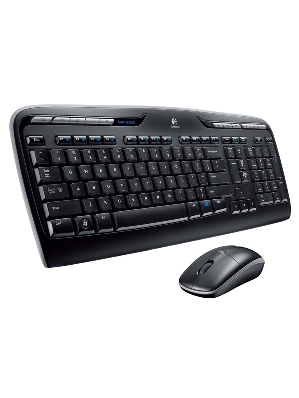 Logitech MK330 Wireless Combo - US - Keyboard and mouse set - Engels (US international) - Zwart