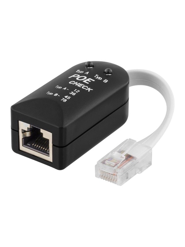 Deltaco POE-101 Test tool for POE (Power over Ethernet) Black